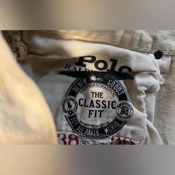 Polo Ralph Lauren classic fit size 38 x 30 Ethan Stretch Pumice  jeans / pants - Picture 8 of 9